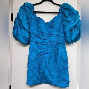 Ronny Kobo Dawson silk mini dress